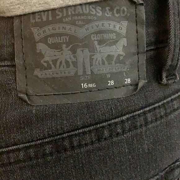 EUC DISTRESSED LEVIS 512 SLIM TAPERED FIT JEANS - Picture 6 of 13